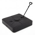 ELLEGNT 360¡ã Rotating Cantilever Umbrella Base-Retractable Pull Rod, Wheeled Mobility for Pool Area