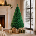 ELLEGNT 5 FT Unlit xmas Tree with Metal Stand, 350 Tips, Green