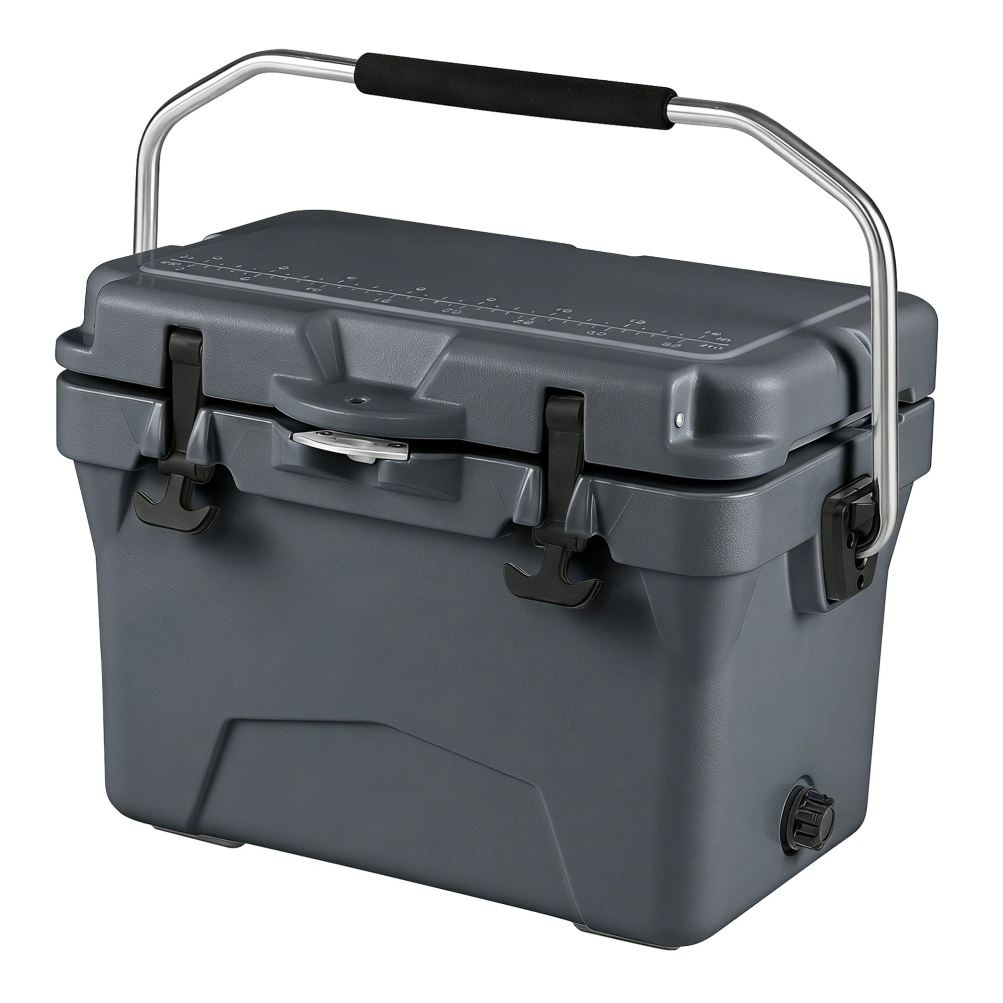 ELLEGNT 20 Quart Hard Cooler-Portable Ice Chest, 6?Day Ice Retention, Gray