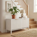 ELLEGNT Wooden Narrow Entryway Bench-2 Flip-Drawer Shoe Storage for Hallway, Mudroom, or Closet,White
