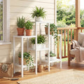 ELLEGNT 6-Tier Plastic Storage Shelves with Modular Design-Open Utility Shelving Unit White
