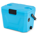 ELLEGNT 21 QT Portable Hard Cooler, Insulated Ice Chest with 2 Cup Holders, Blue