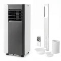 ELLEGNT 8000 BTU Standing AC Unit, Portable Air Conditioner, Mobile Air Cooler with Fan and Dehumidifier, Sleep Mode Remote Control and 24H Timer for Rooms Up to 350 Sq.Ft