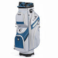 ELLEGNT 14?Way Full Length Divider Golf Cart Bag-Molded Lock Top, 11 Pockets for Storage, Gray + Navy