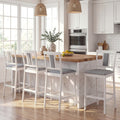 ELLEGNT 29.5 in Upholstered Bar Stools Set of 4-Modern Bar Height Chairs for Kitchen Island, Pub Table, or Home Bar