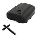 ELLEGNT Water and Sand Fillable Weighted Stand-220 lb Cantilever Umbrella Base for Patio Offset Umbrellas