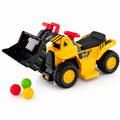 ELLEGNT Toddler Electric Ride On Excavator Bulldozer with Digging Arm Sounds and Hoop 2+