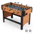 ELLEGNT Full Size Soccer Game Table-47 in Competition Size with 22 Players, 2 Balls, Slide Scorers, Natural