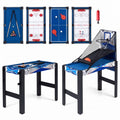 ELLEGNT Space?Saving Multi?Game Table-6?in?1 Combo Set with Billiards for Family Fun