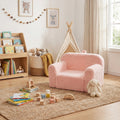 ELLEGNT Kids Couch-Comfy Toddler Chair with Removable Cover, Non-Slip Bottom, and Easy-Carry Handle Pink