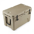 ELLEGNT 45 Quart Hard Cooler-Portable Ice Chest, 6?Day Ice Retention, Khaki