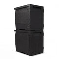 ELLEGNT 2 PCS Insulated Food Carrier-91 Qt, 12 Adjustable Shelf Dividers, Safety Buckles for Catering Use, Black