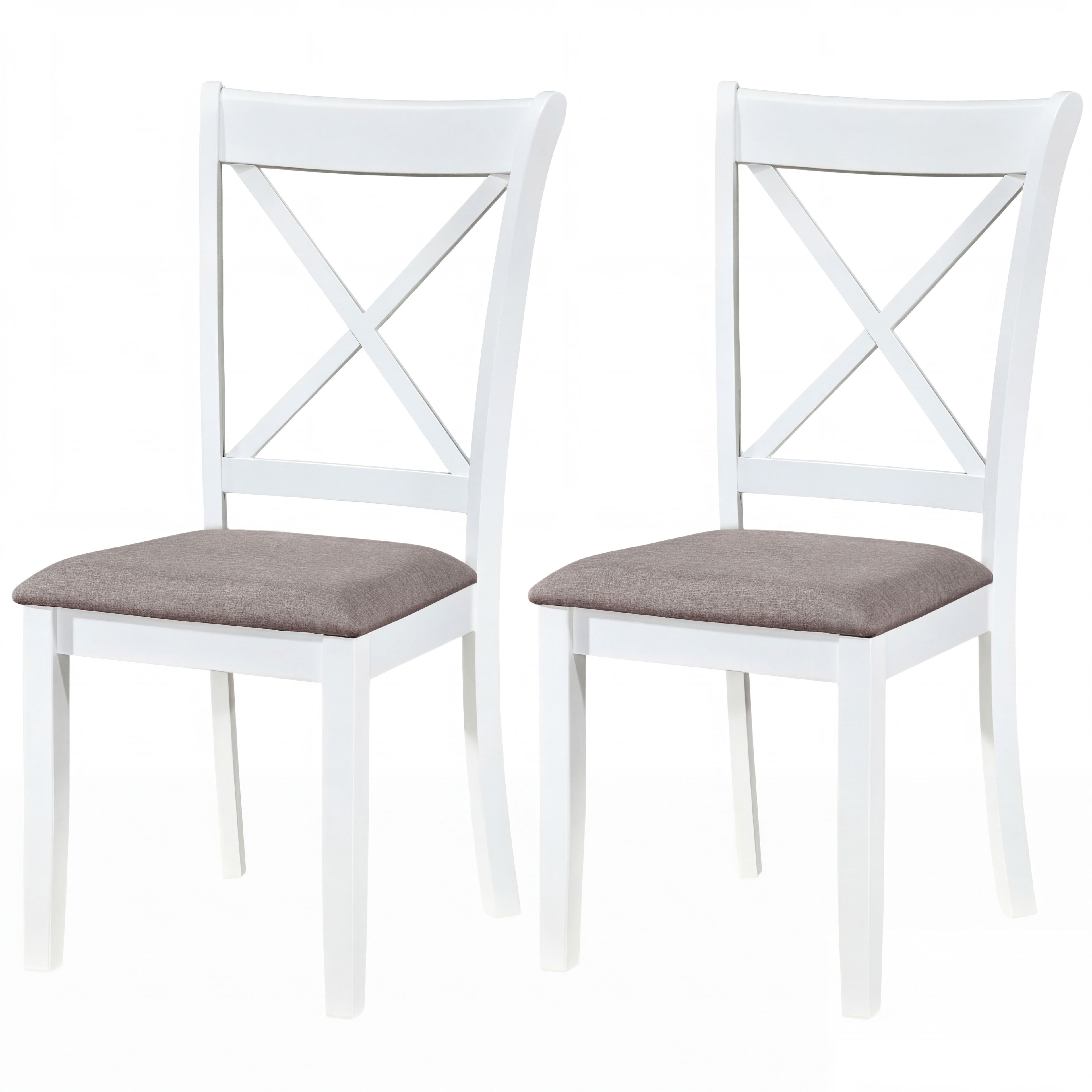 ELLEGNT 2 PCS Dining Chairs with Padded Seat and Comfort Backrest-Upholstered Side Chairs for Living Room