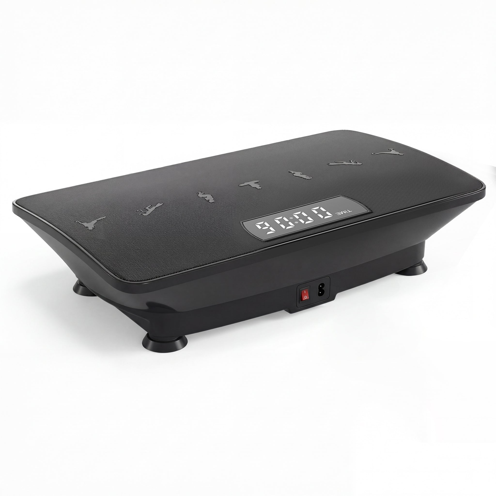 ELLEGNT Gravity Sensor Vibration Plate-Bluetooth and Remote Control Fitness Machine, Black