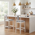 ELLEGNT 29.5 in Upholstered Bar Stools Set of 2-Modern Bar Height Chairs for Kitchen Island, Pub Table, or Home Bar