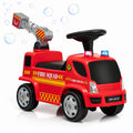 ELLEGNT Ride On Car with Bubble Ladder Siren Lights for Boys & Girls 18-36 Months, Red