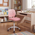 ELLEGNT Kids Ergonomic Desk Chair-Height-Adjustable Swivel Mesh Chair for Children, Home Office or Study Room, Pink