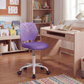 ELLEGNT Kids Ergonomic Desk Chair-Height-Adjustable Swivel Mesh Chair for Children, Home Office or Study Room, Purple