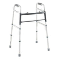 ELLEGNT 2-Button Folding Walker with 7-Level Height Adjustment-Lightweight Aluminum Mobility Aid