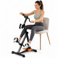 ELLEGNT Pedal Exercise Bike for Seniors with LCD Monitor Adjustable Hand Arm Leg Knee Peddler