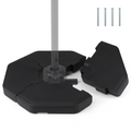 ELLEGNT 4 PCS Patio Offset Umbrella Base Weights-Cantilever Stabilizer Plate Set