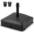 ELLEGNT Fillable Patio Umbrella Base-176 lbs, 4 Mobile Wheels + 2 Locks, Fits 1.4-1.9 in Pole