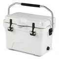 ELLEGNT 20 Quart Hard Cooler-Portable Ice Chest, 6?Day Ice Retention, White