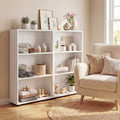 ELLEGNT 2 PCS 3-Tier Bookcase-42 in Bookshelf with Anti-Tipping Kit for Home Office, Living Room, or Study White