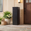 ELLEGNT Coded Lock Package Box for Outside-44 in with Lockable Doors, Ideal for Porch and Home