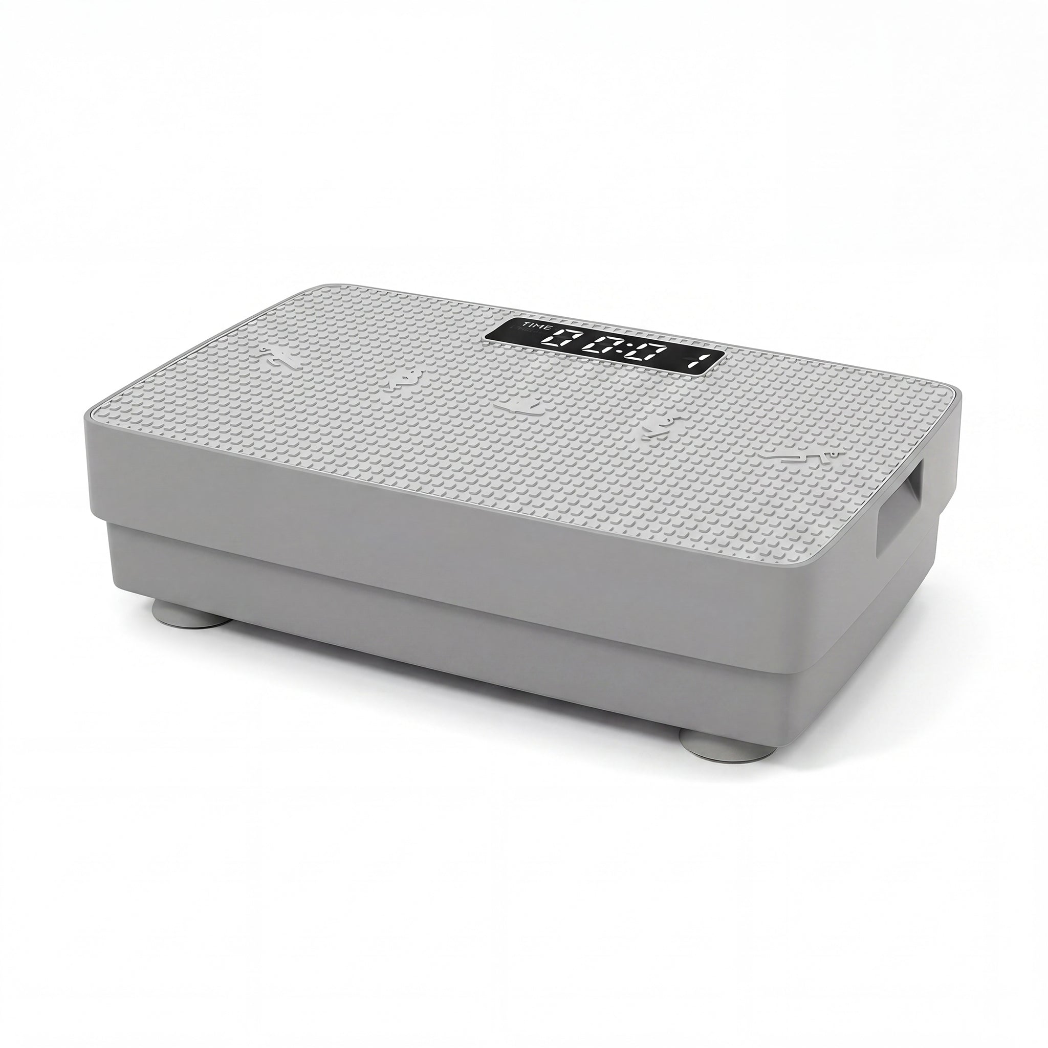 ELLEGNT Home Gym Vibration Plate-Gravity Sensor and Remote Control Exercise Machine, Gray