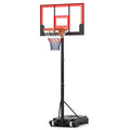 ELLEGNT Kids Adjustable Basketball Hoop (3.3-7 FT)-Outdoor, Shatterproof PC Backboard, Fillable Base