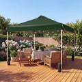 ELLEGNT Pop up Canopy Tent-10x10 FT, Wheeled Storage Bag, 4 Sandbags for Weight, Green