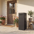 ELLEGNT Coded Lock Anti?Theft Delivery Box-44 in with Sloped Roof, for Home Package Security